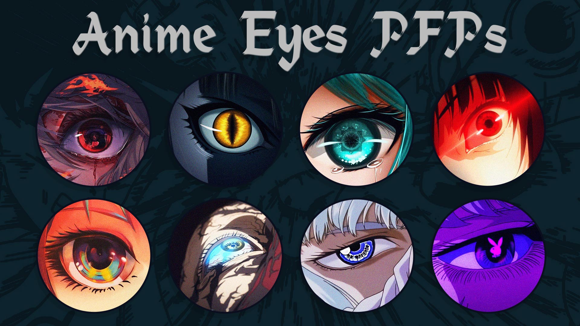 anime eyes pfps