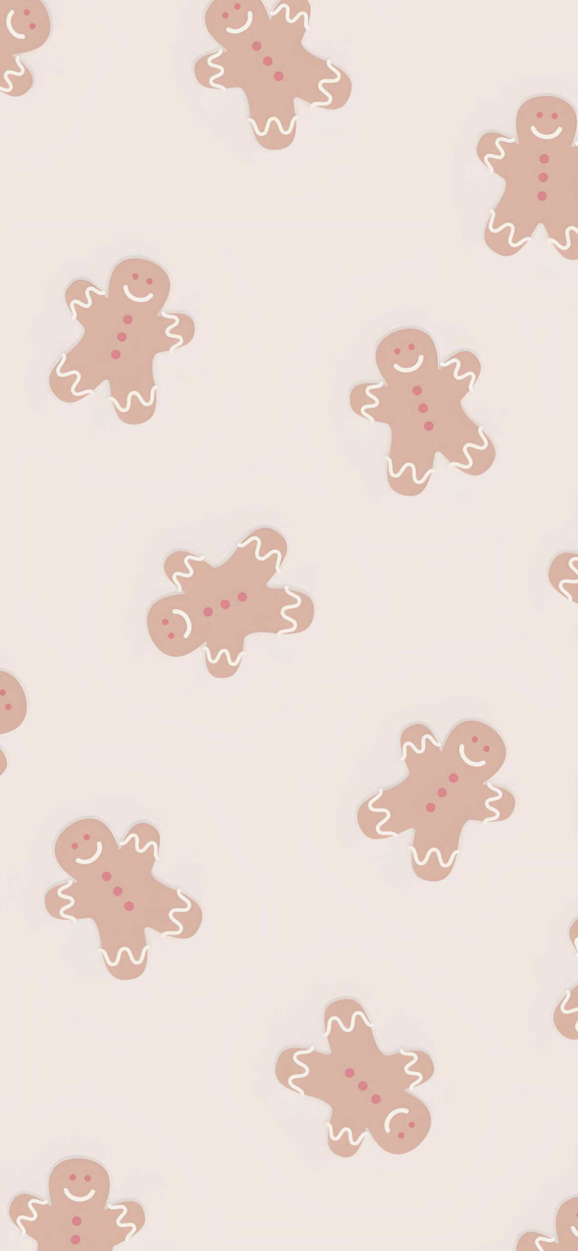 christmas gingerbread white pattern background
