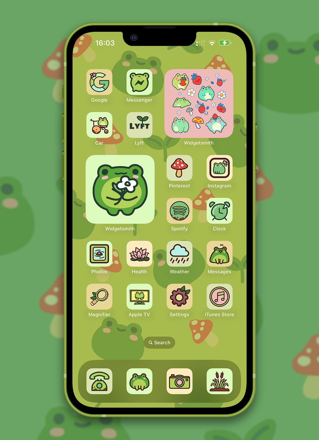 cute froggy app icons pack preview 3