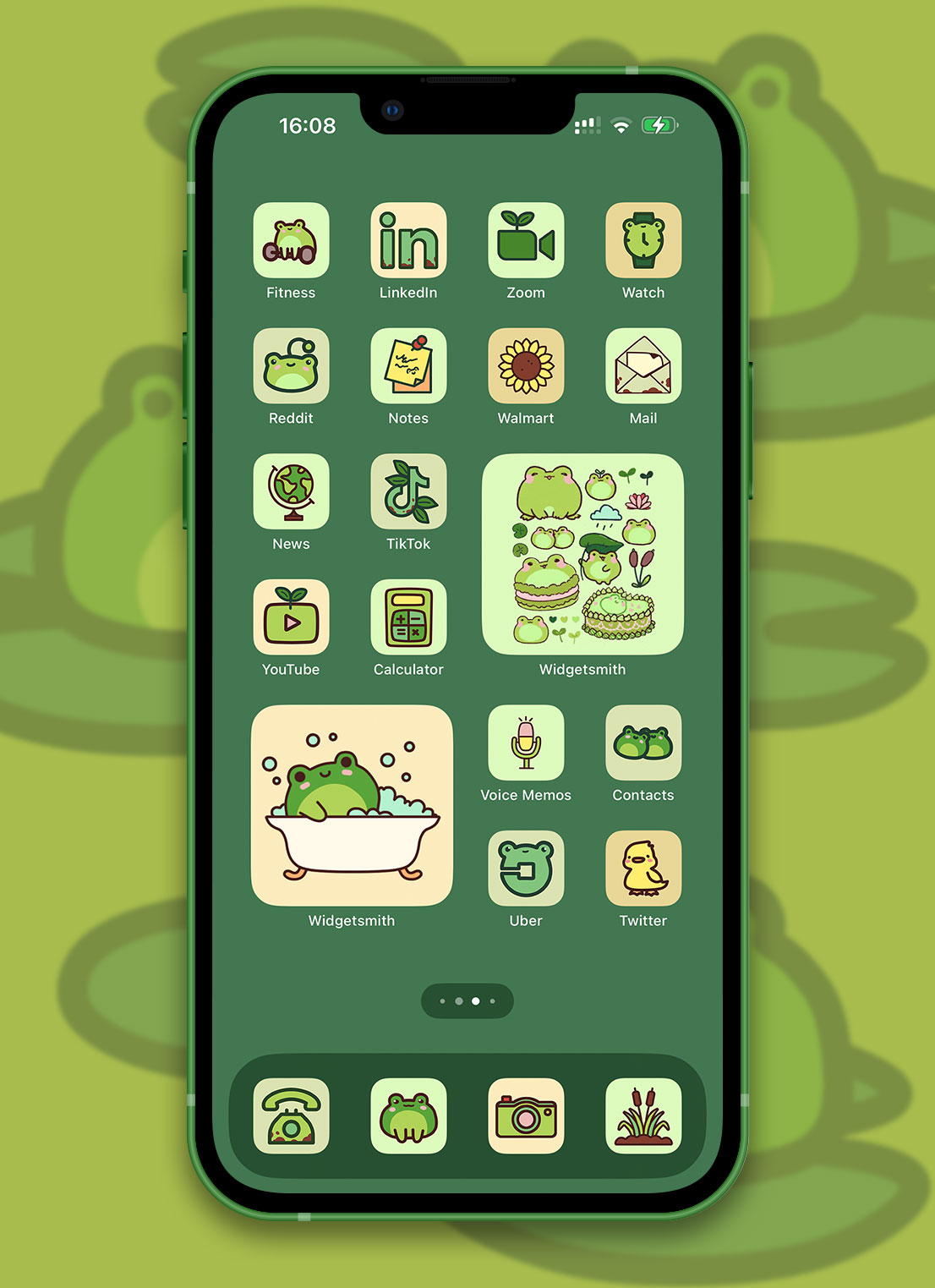 cute froggy app icons pack preview 4
