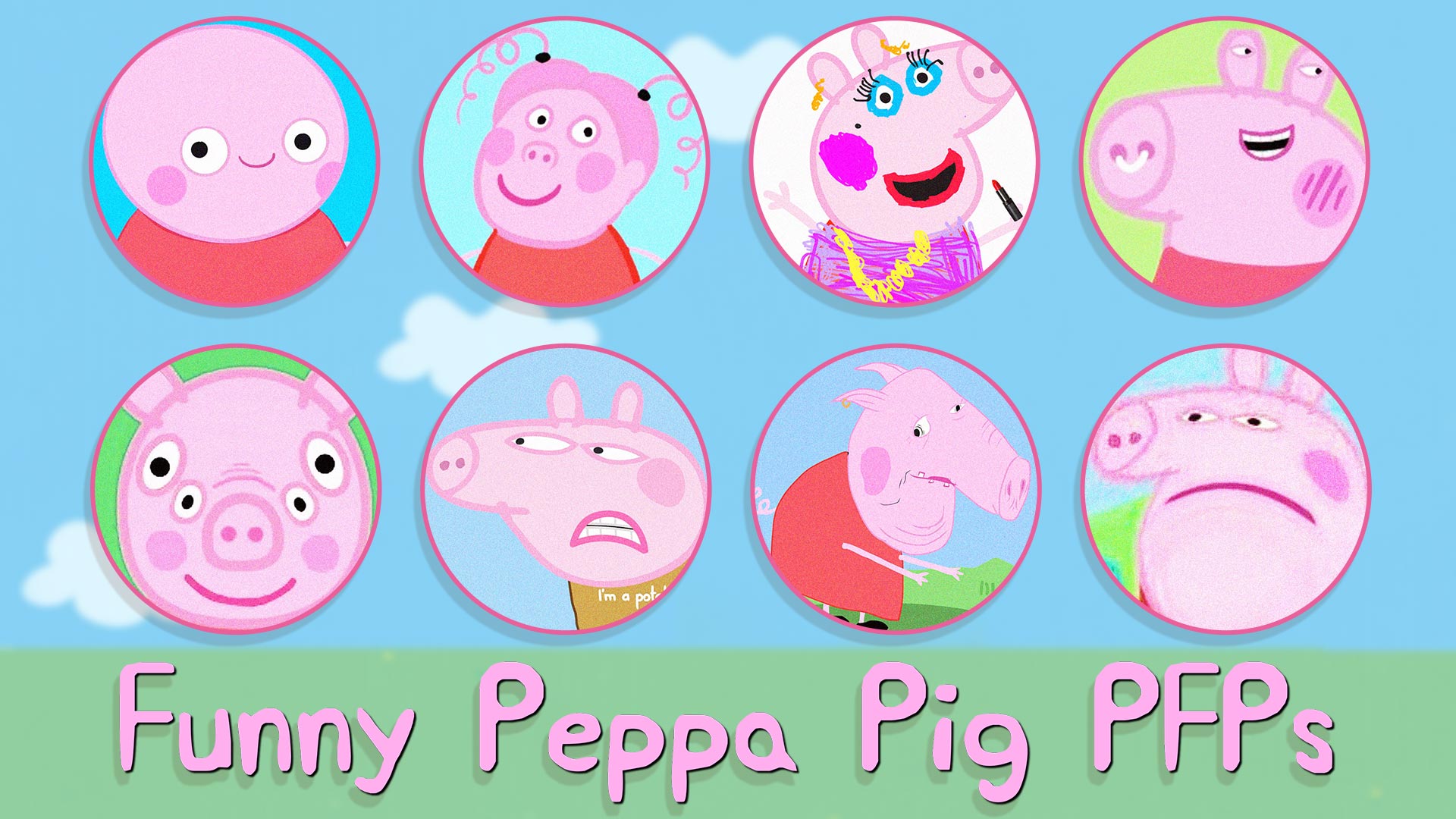 funny peppa pig pfps