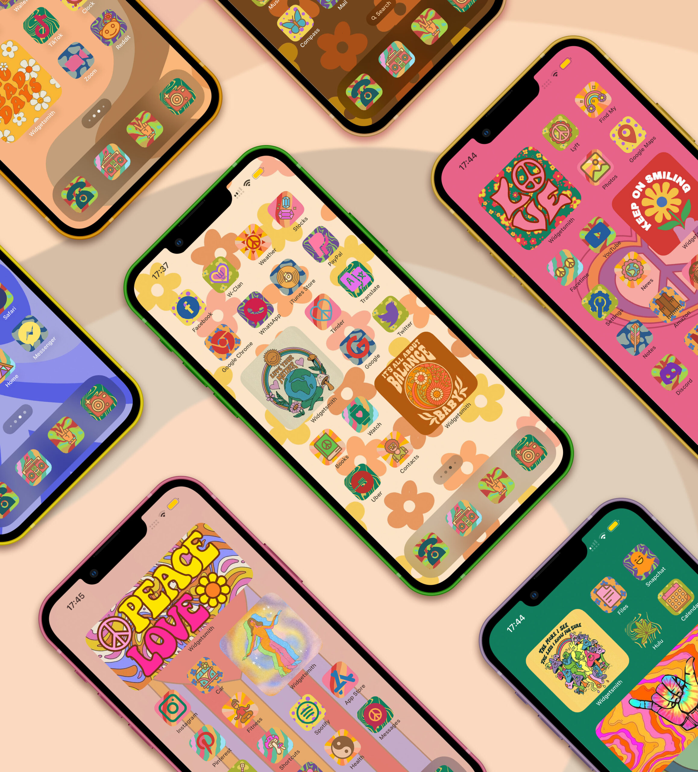 hippie app icons pack preview 1