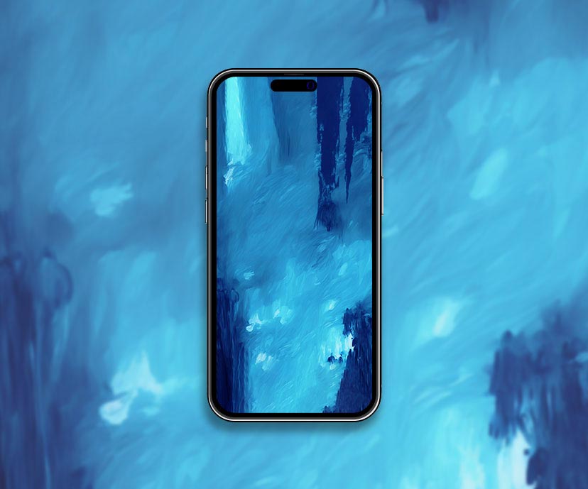 abstract art blue wallpapers collection