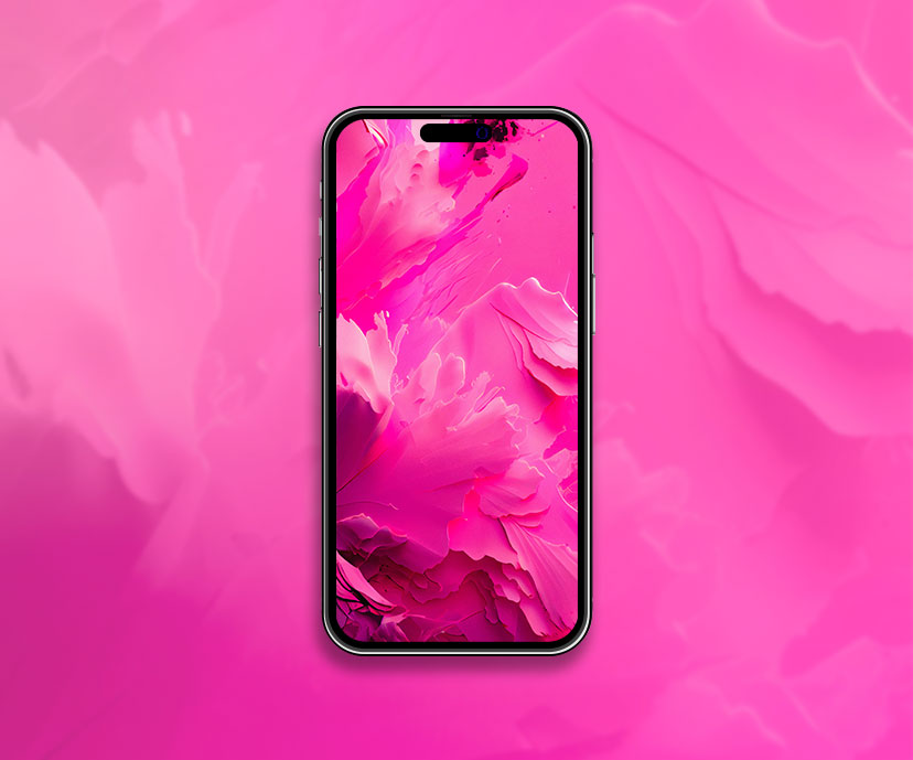 abstract peony petals hot pink wallpapers collection