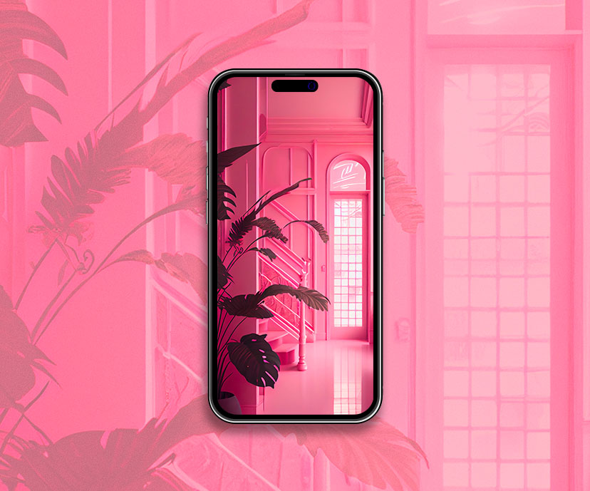 aesthetic pink room wallpapers collection