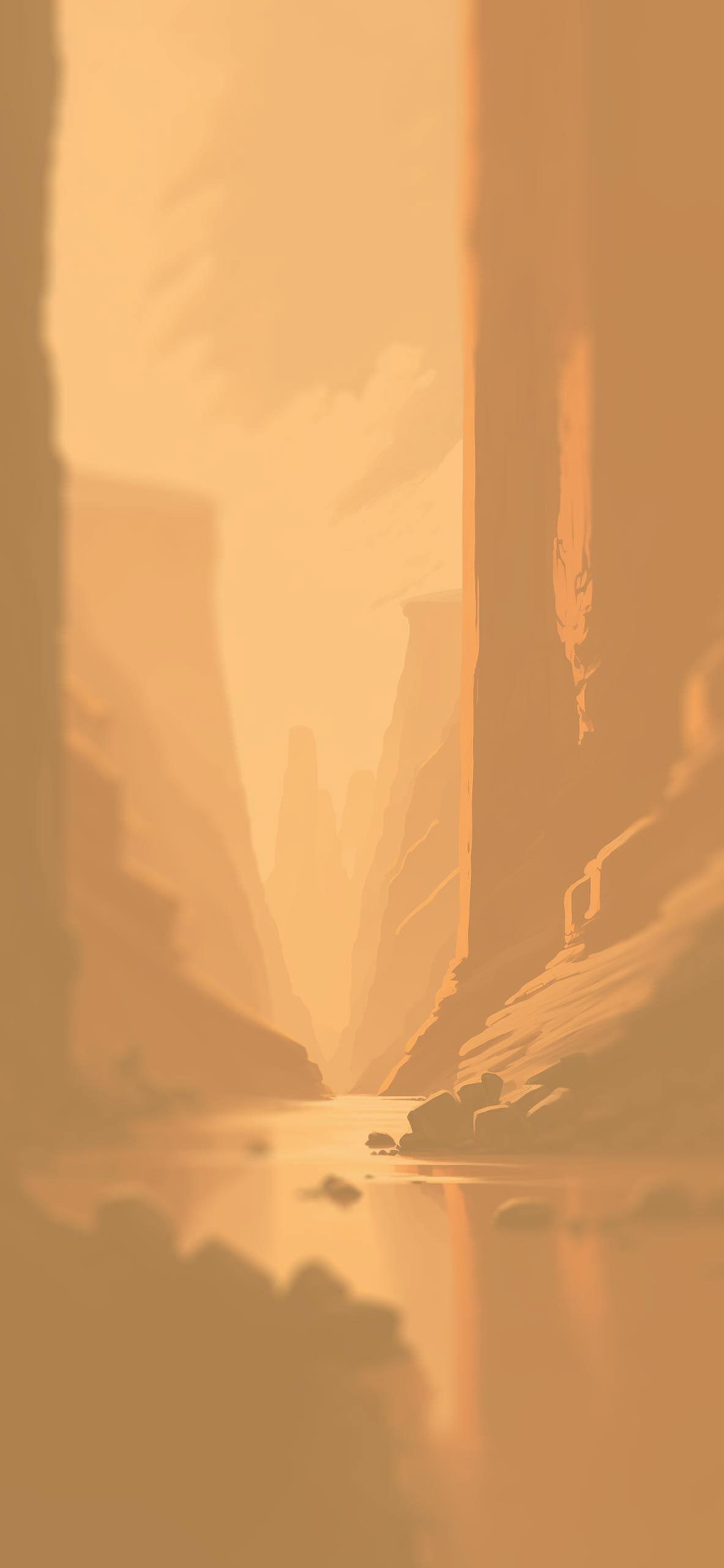 canyon aesthetic art background