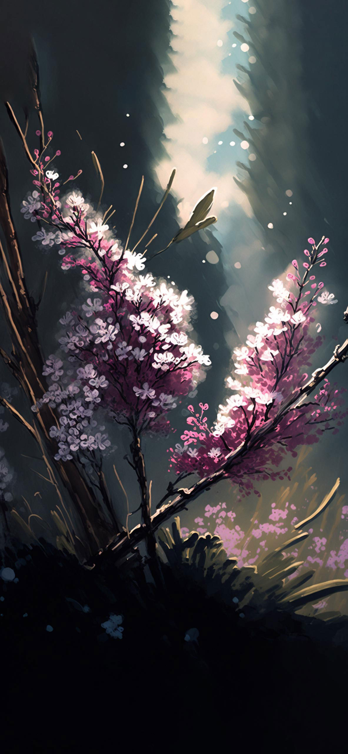 Cherry Blossom Art Wallpapers  Cherry Blossom Wallpaper iPhone