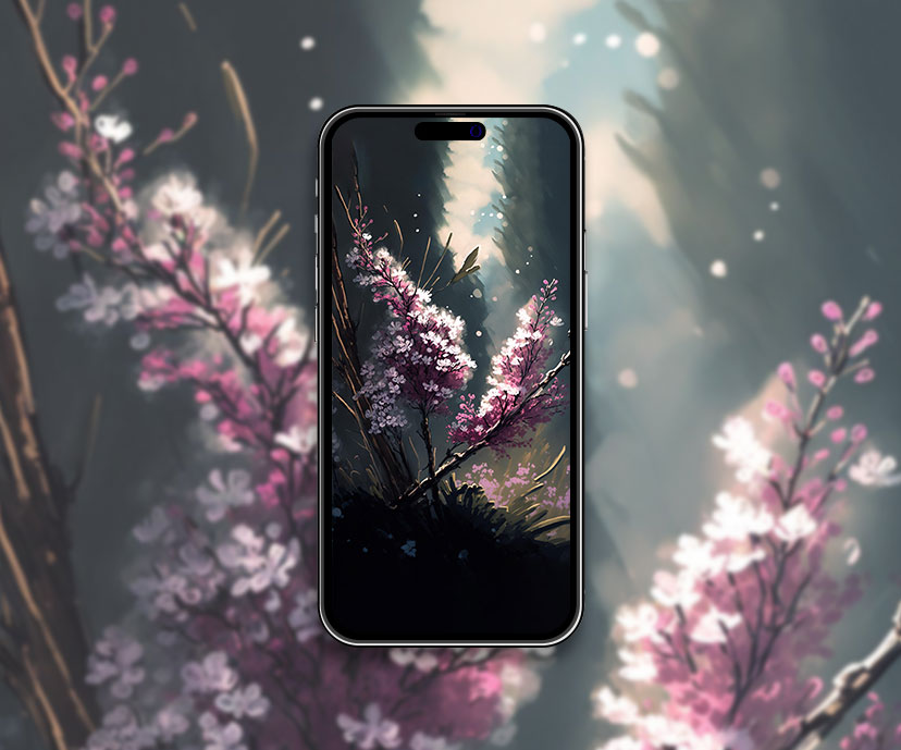 cherry blossom art wallpapers collection
