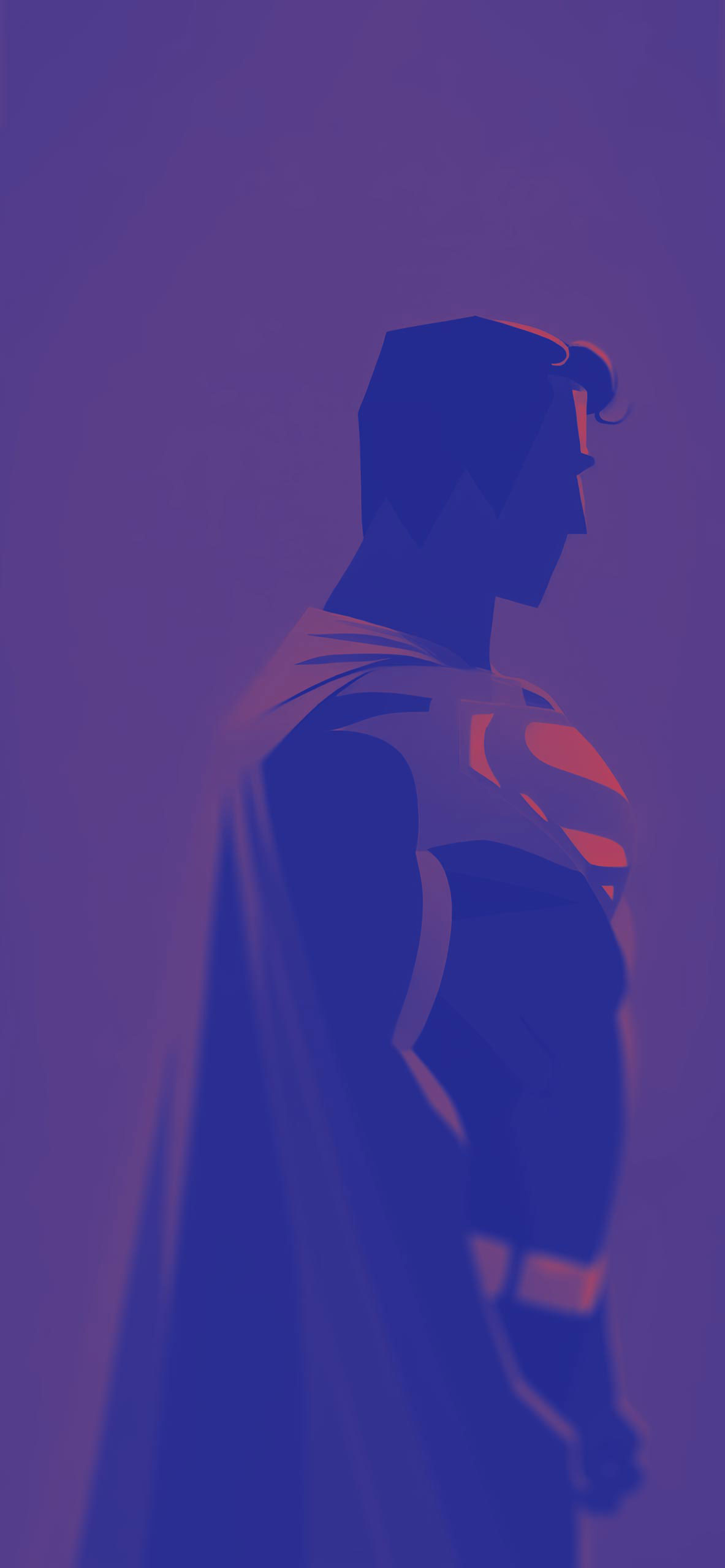 dc superman minimalist background