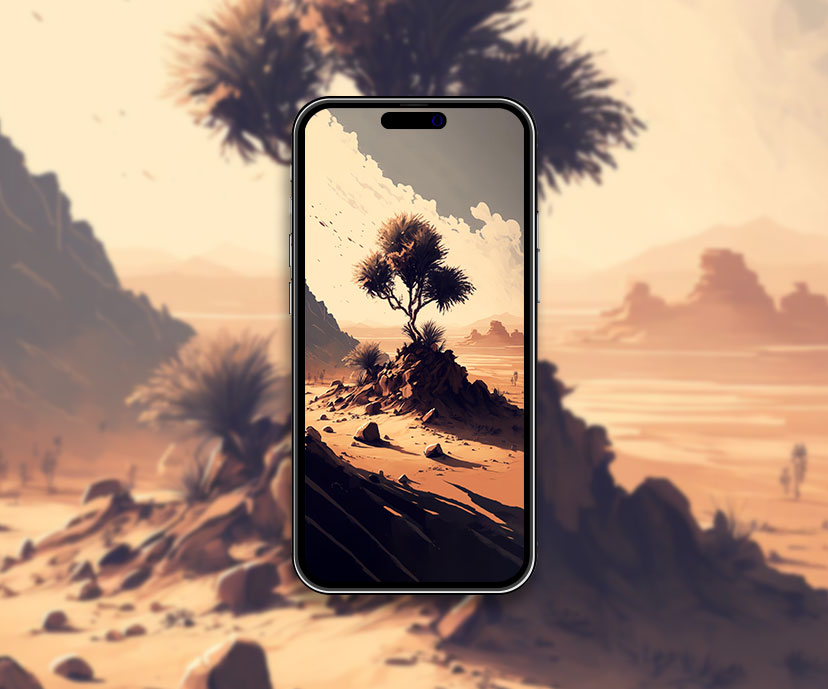 desert aesthetic wallpapers collection