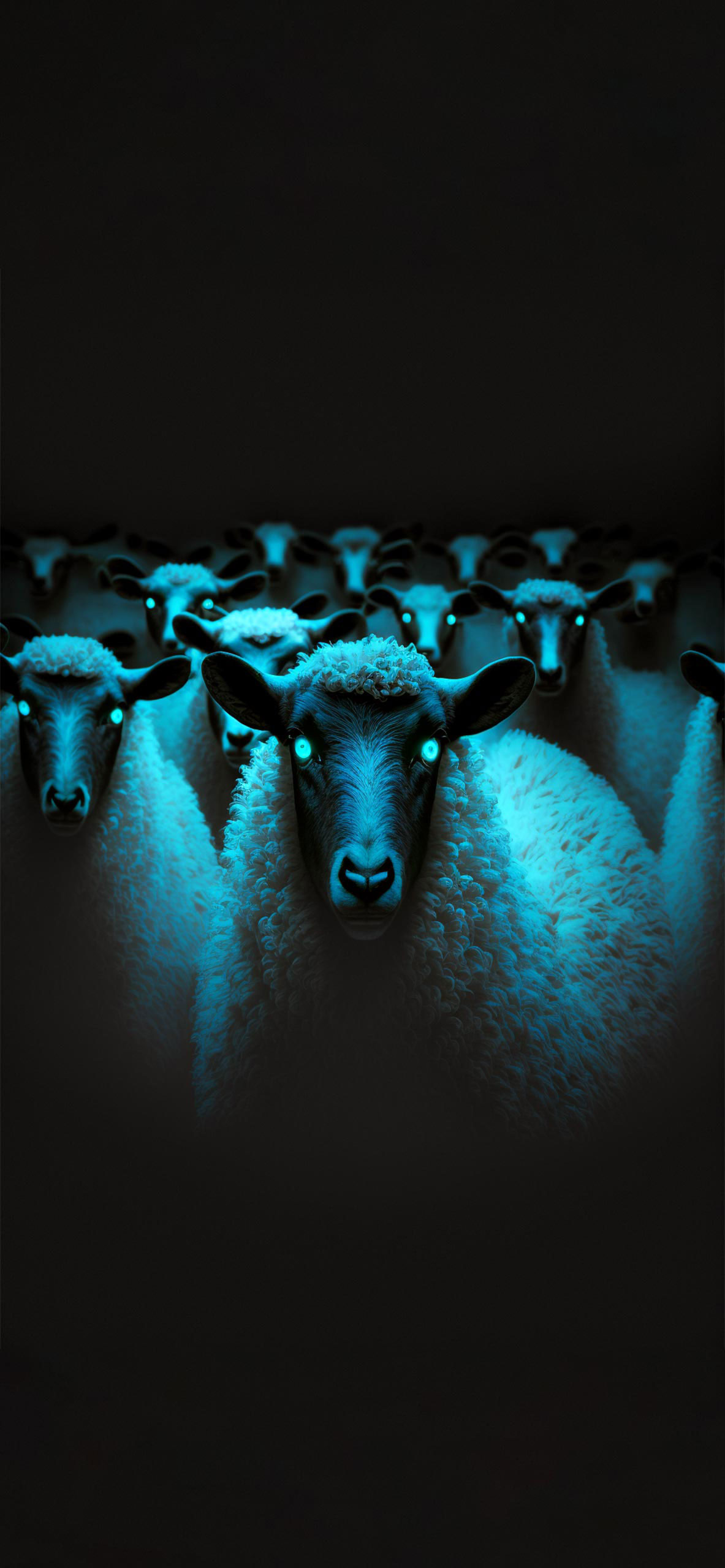 horror sheeps wallpaper