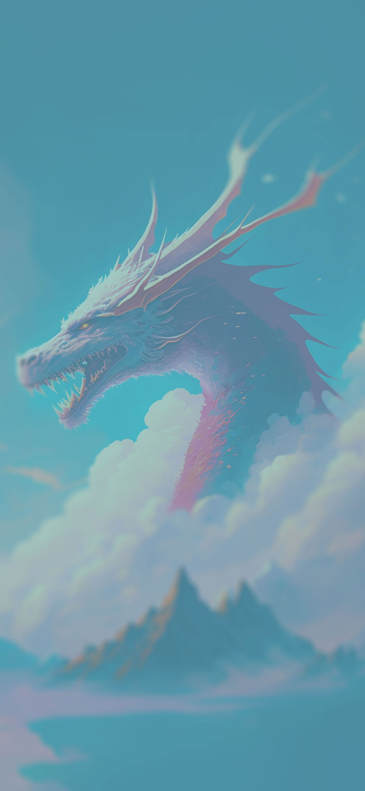 japanese dragon aesthetic background