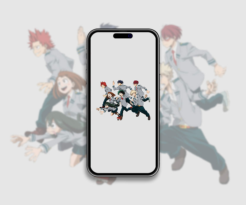 my hero academia students grey wallpapers collection