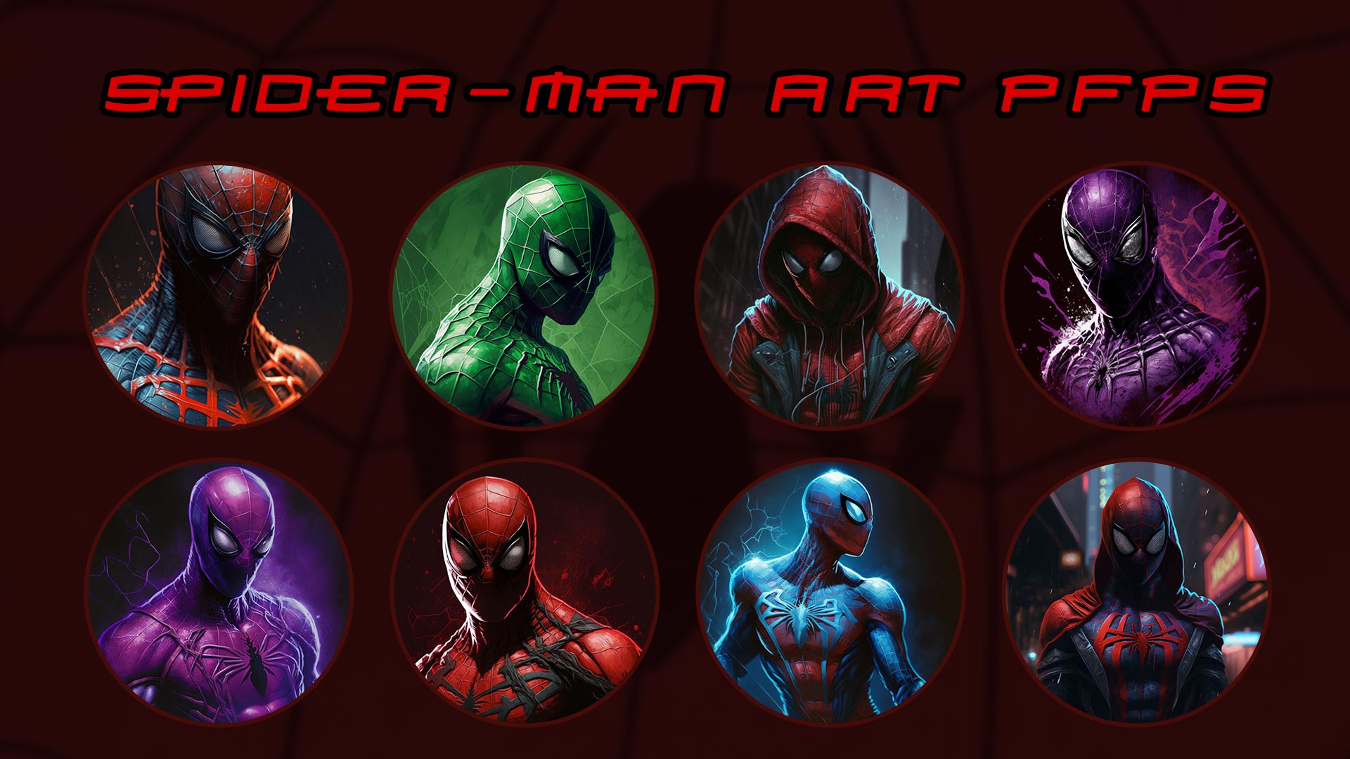 spider man art pfps
