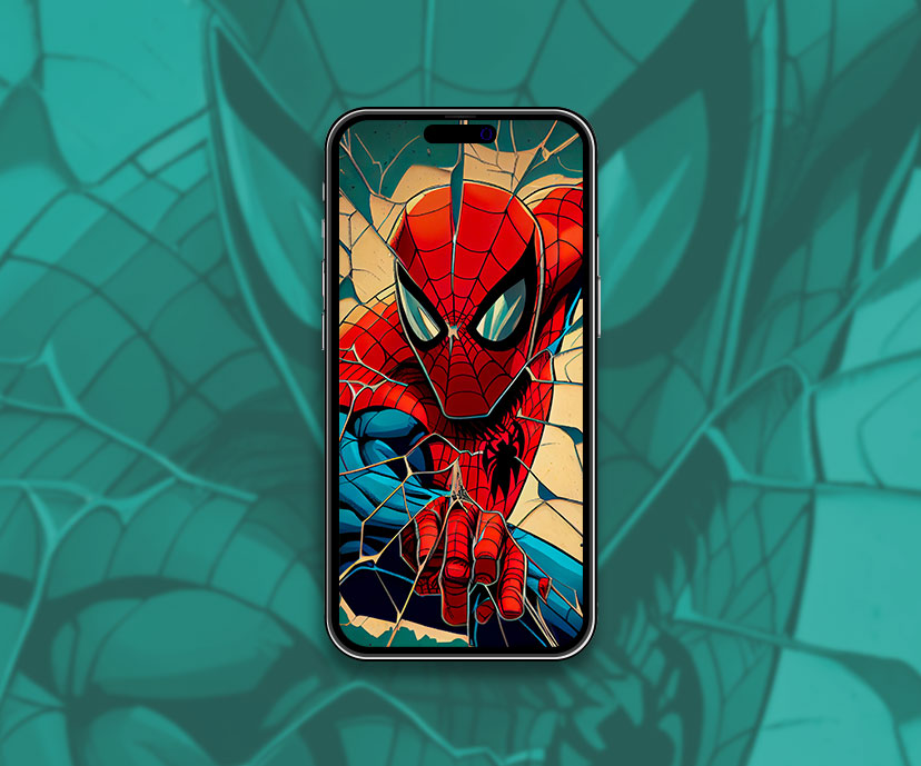 Spider-Man Peeling Paint Wallpaper - Cool Spiderman Wallpaper