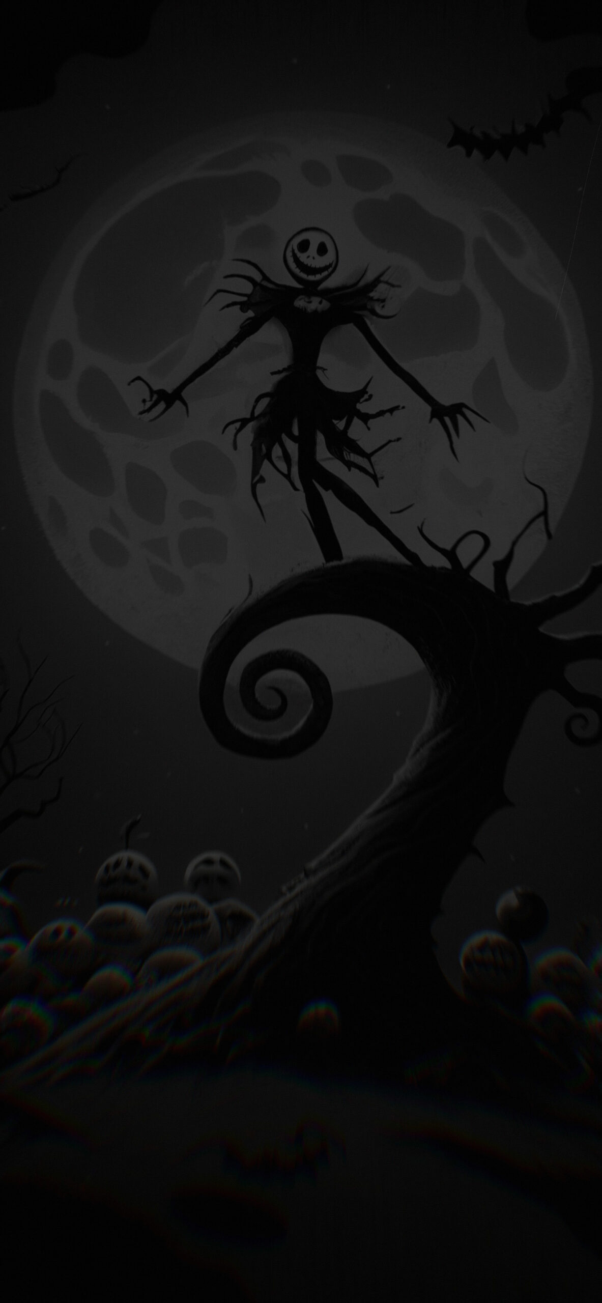 the nightmare before christmas aesthetic background
