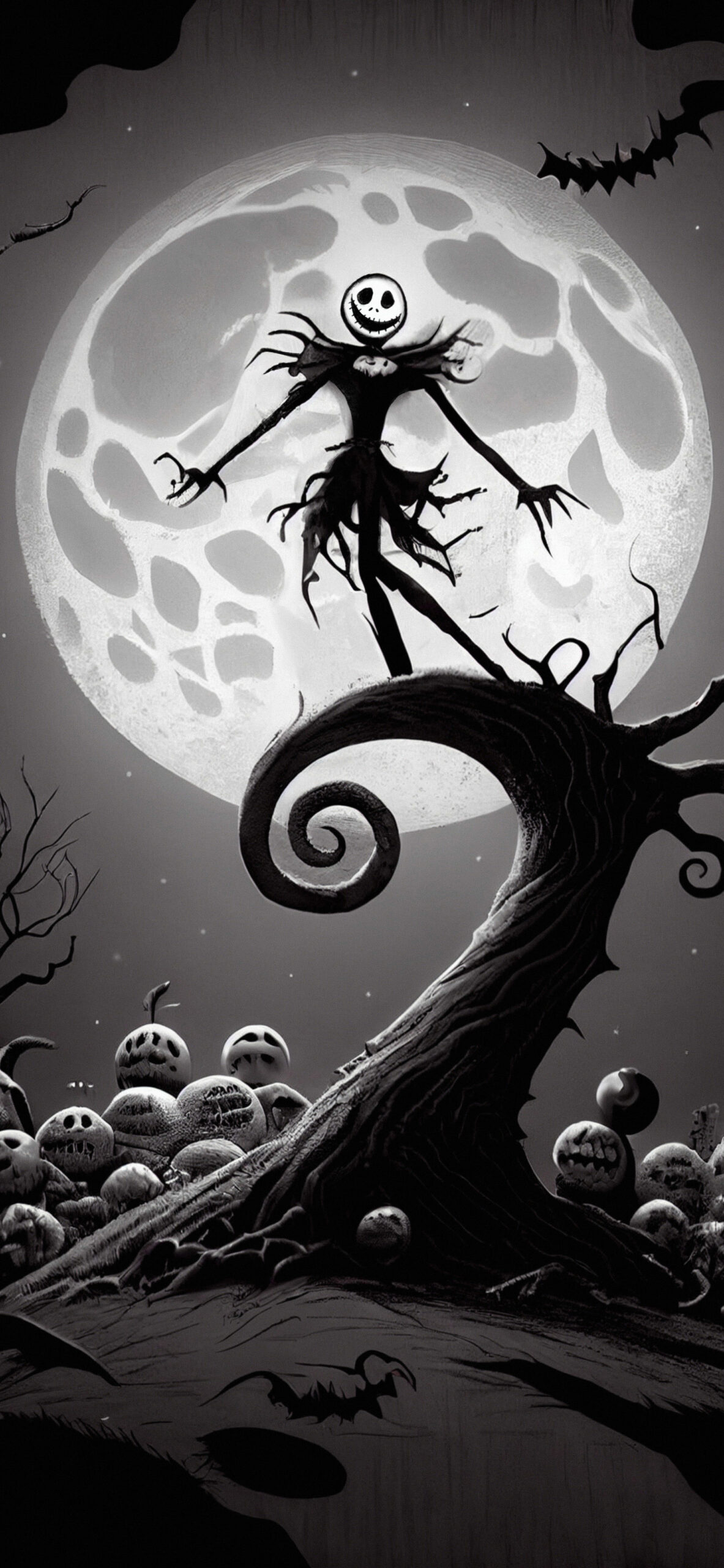 the nightmare before christmas aesthetic wallpaper