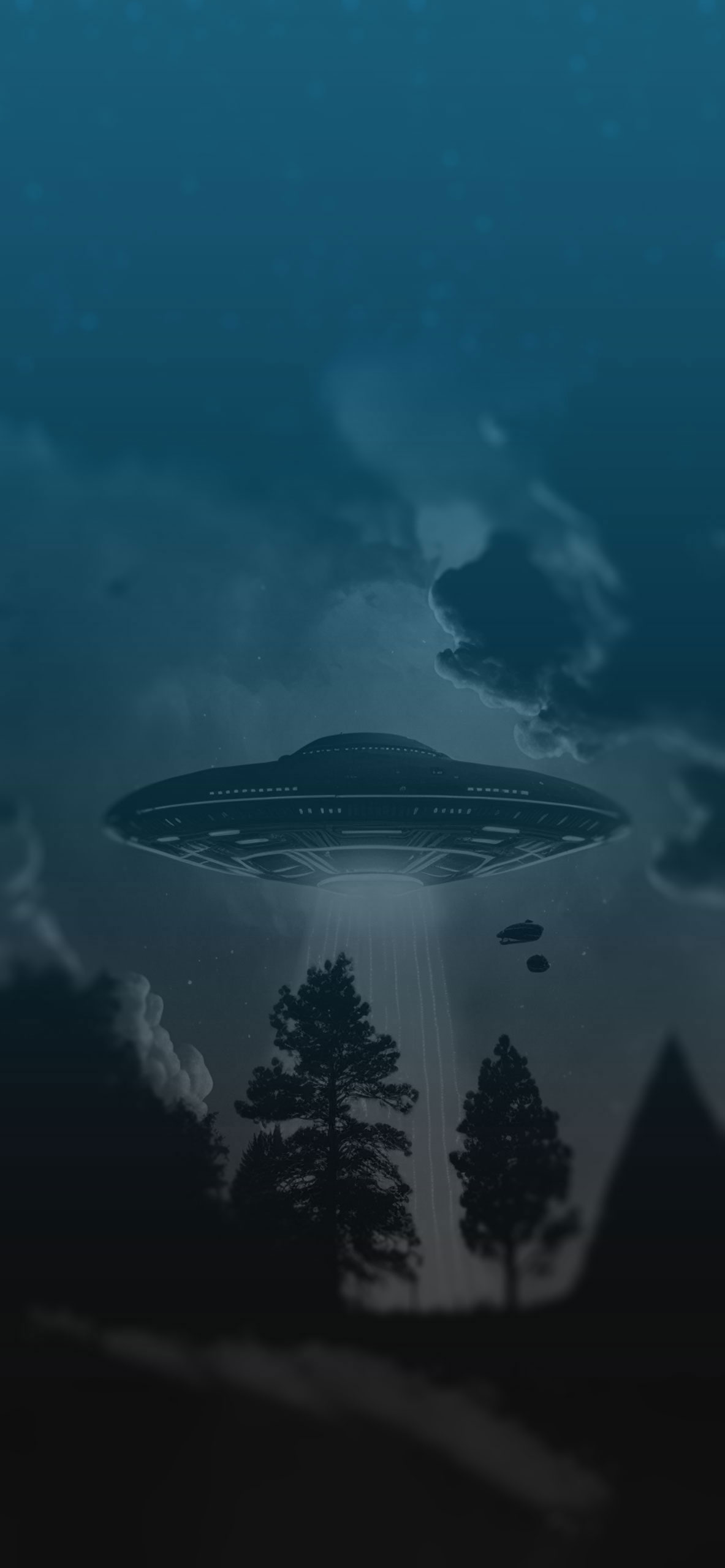 ufo abduction beam aesthetic background