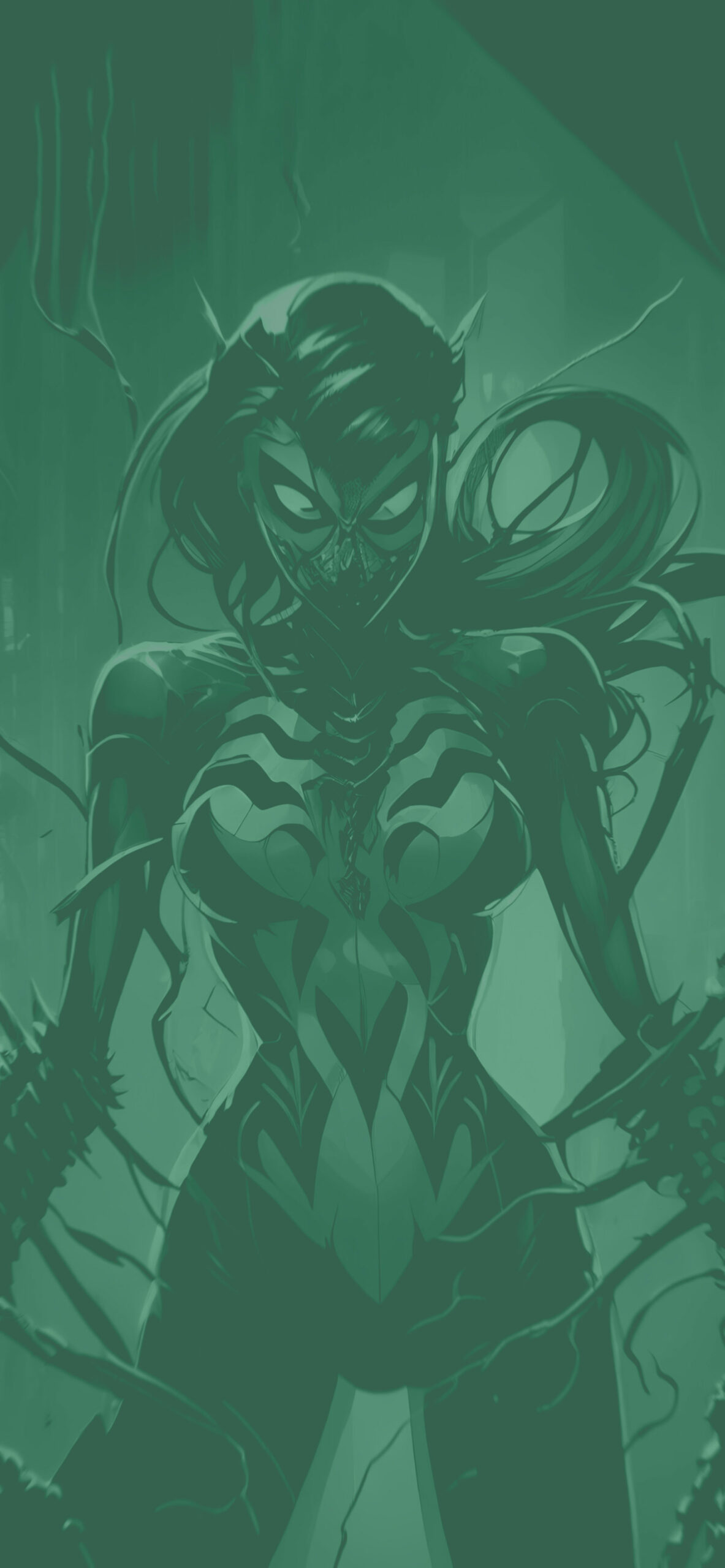 venom girl aesthetic background