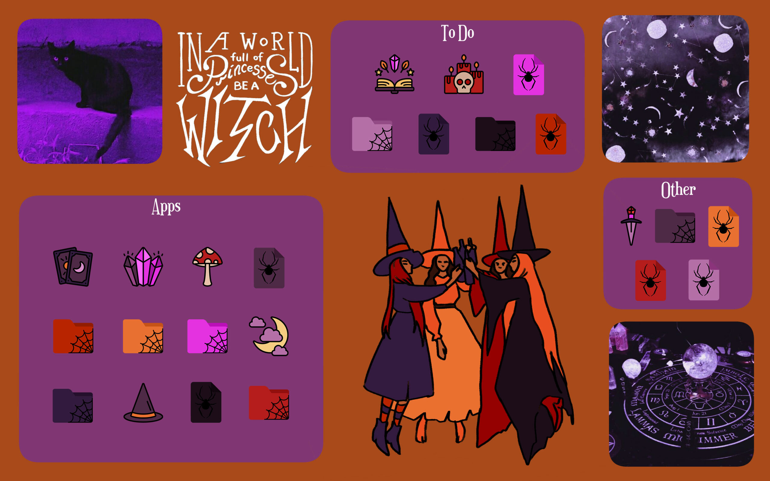witchcore folder icons 2