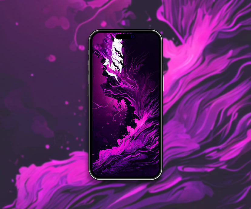 abstract art purple wallpapers collection