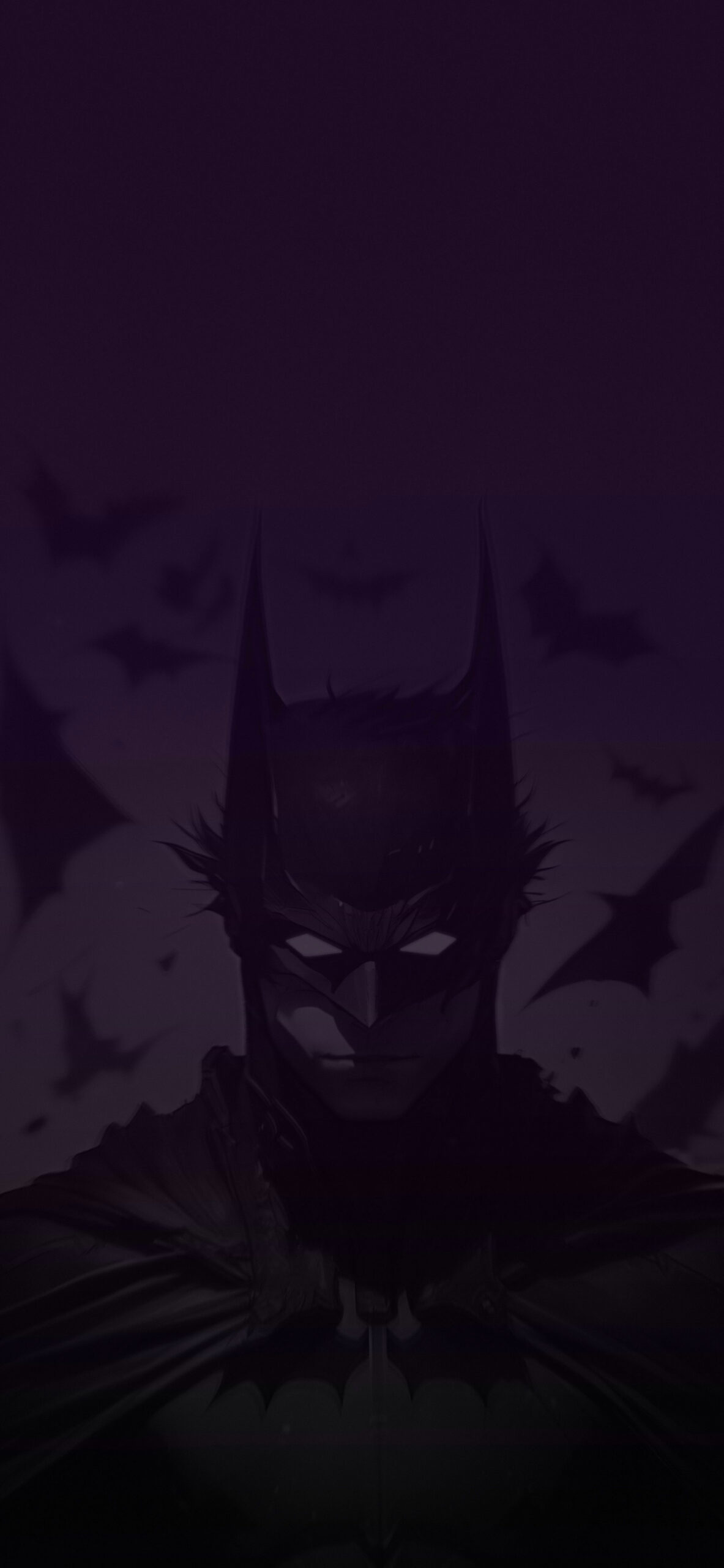 aesthetic batman grey background
