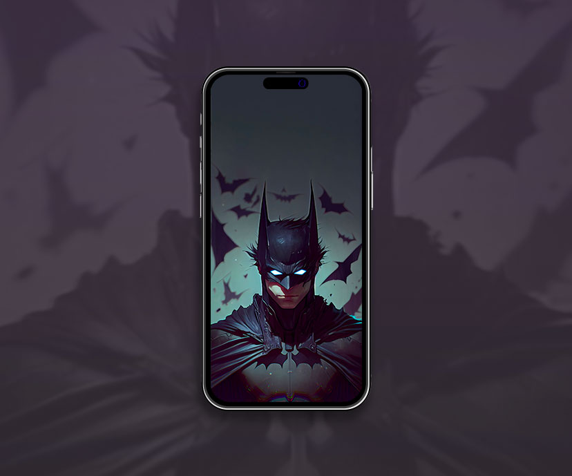 Collection de fonds d’écran gris Batman esthétique