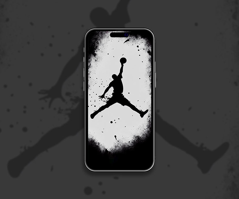 Air Jordan Logo Collection de fonds d’écran noir et blanc