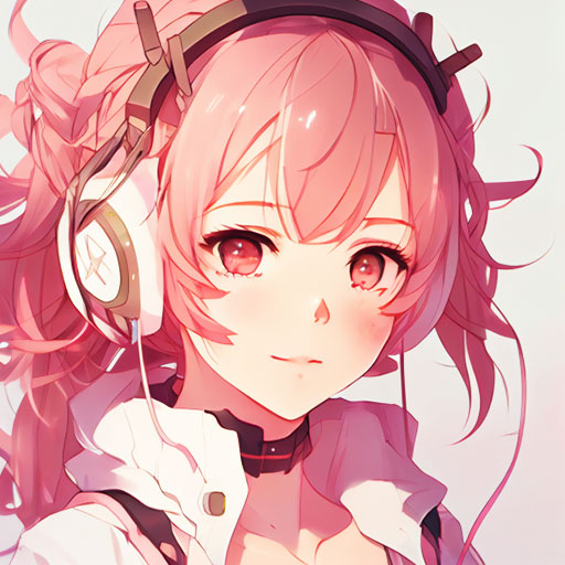 Pink Haired Anime Girl in High Spirits - cute pink anime pfps for