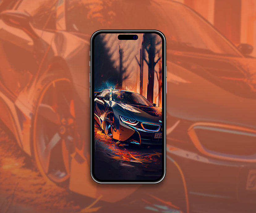 bmw i8 art wallpapers collection