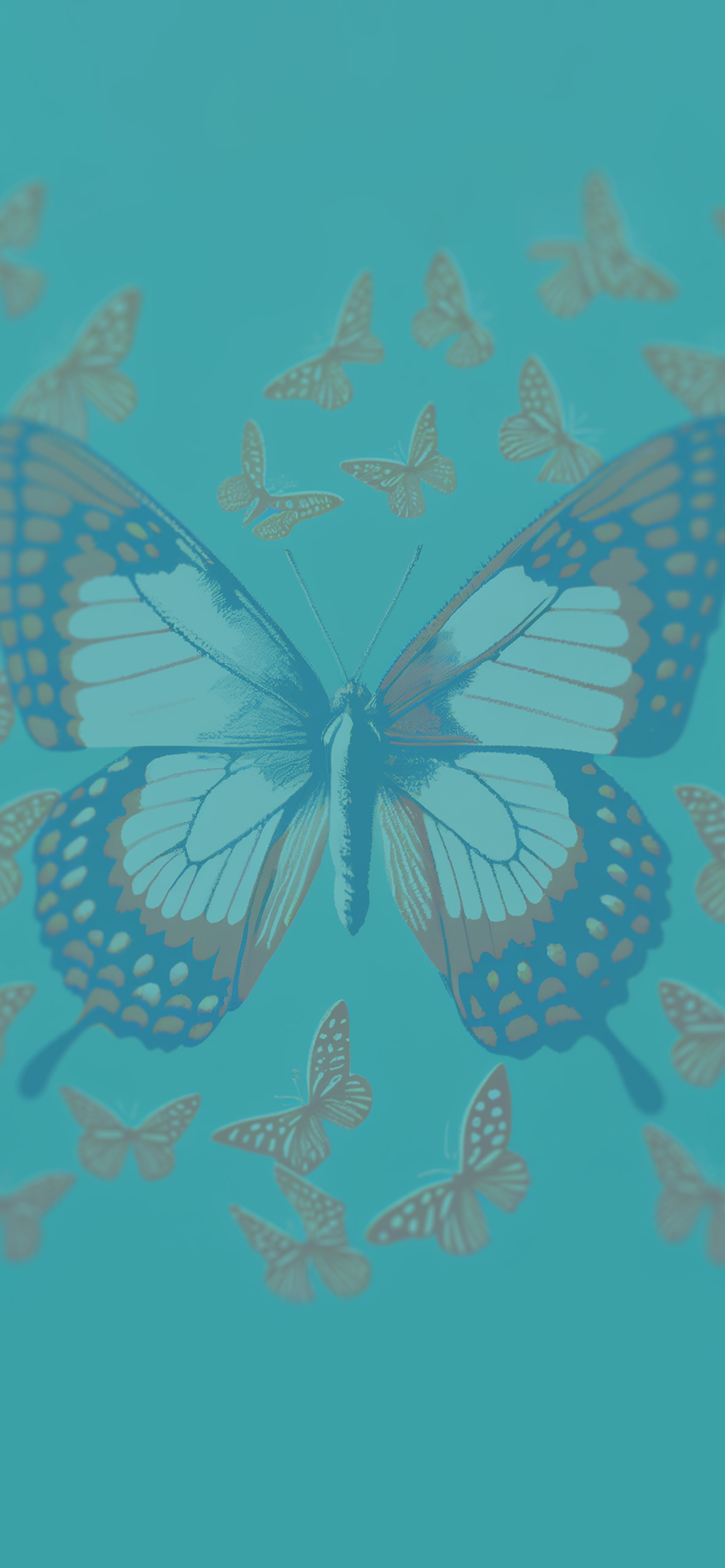 butterfly preppy aesthetic background