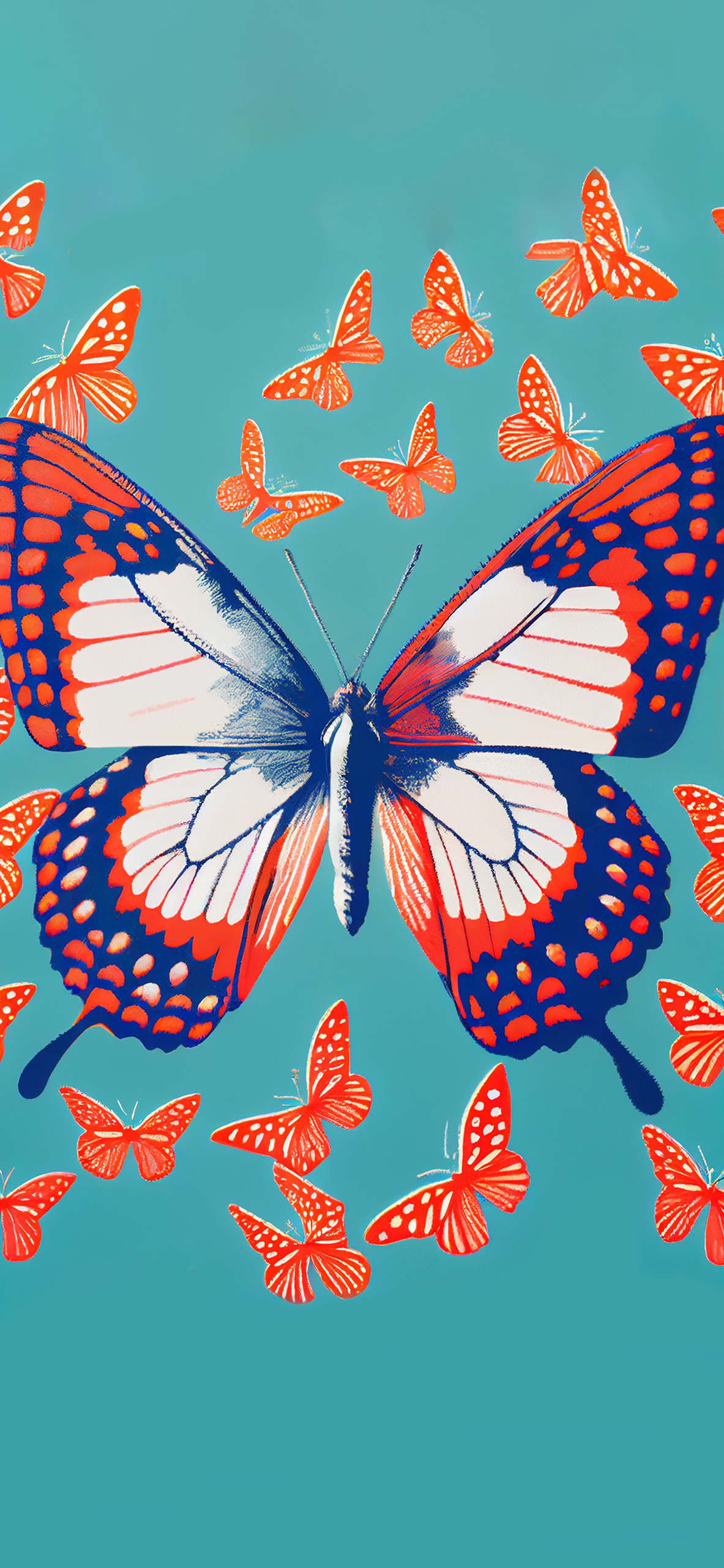 butterfly preppy aesthetic wallpaper