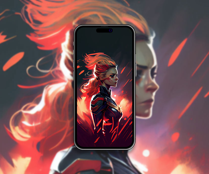 captain marvel art wallpapers collection