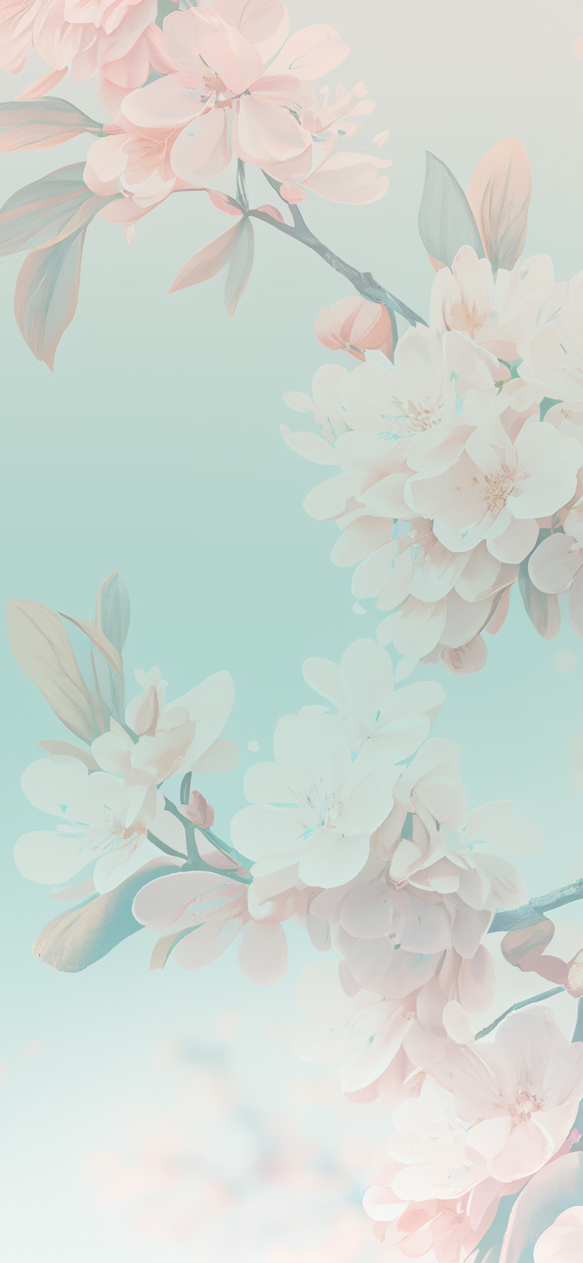 cherry blossom spring aesthetic background