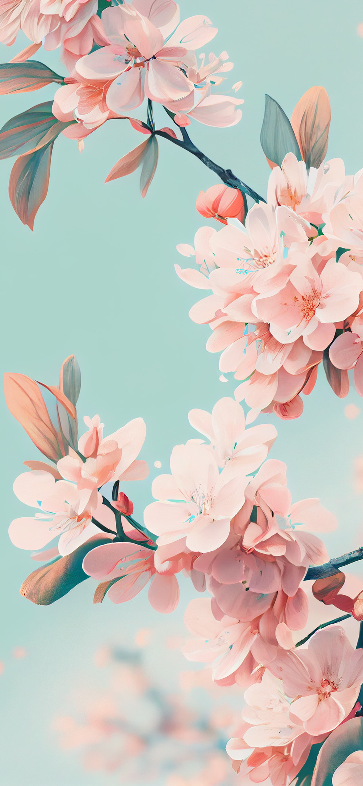 cherry blossom spring aesthetic wallpaper