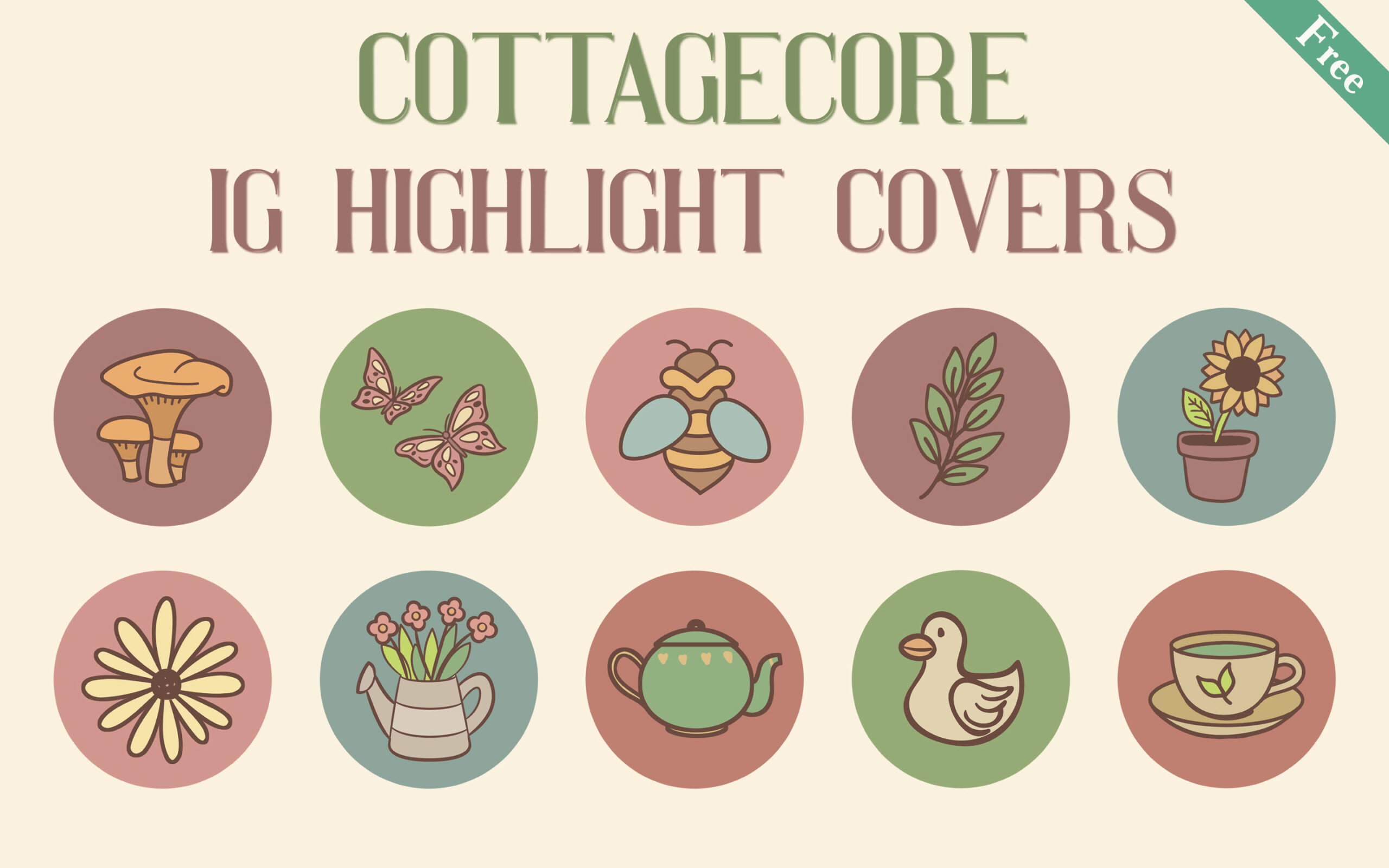 cottagecore instagram highlight covers 1