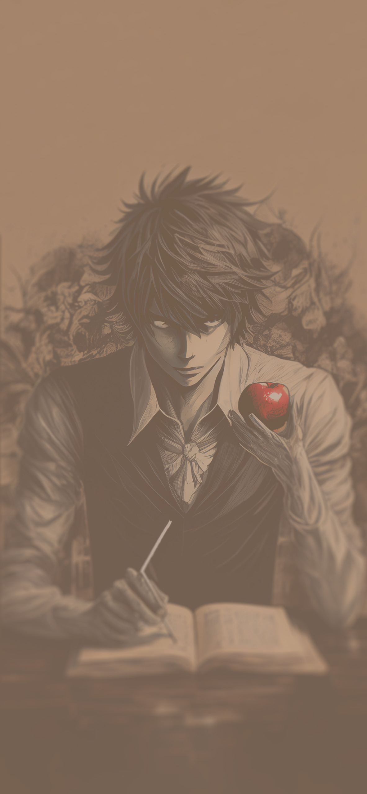 death note light yagami art background