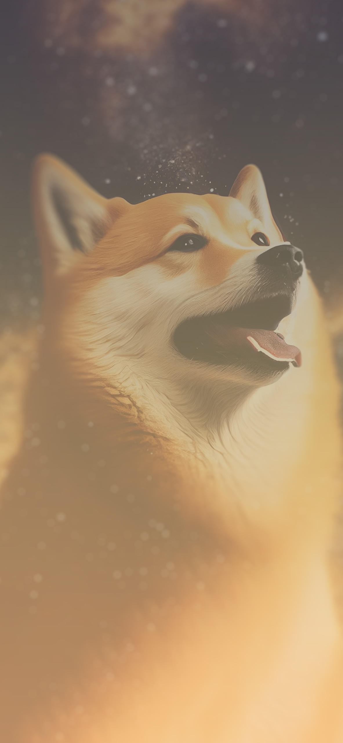 doge space background