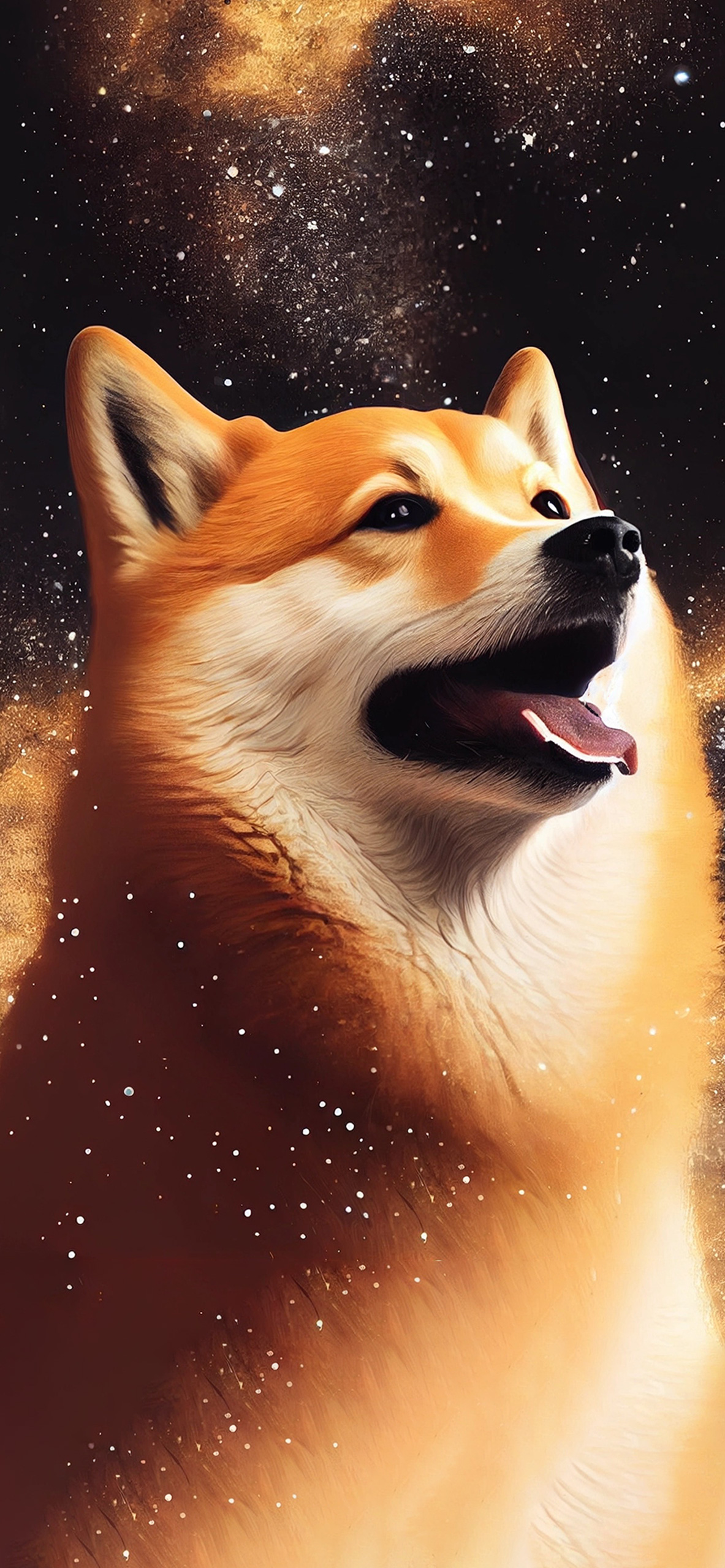 doge space wallpaper