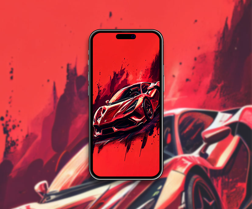 ferrari f8 tributo red wallpapers collection