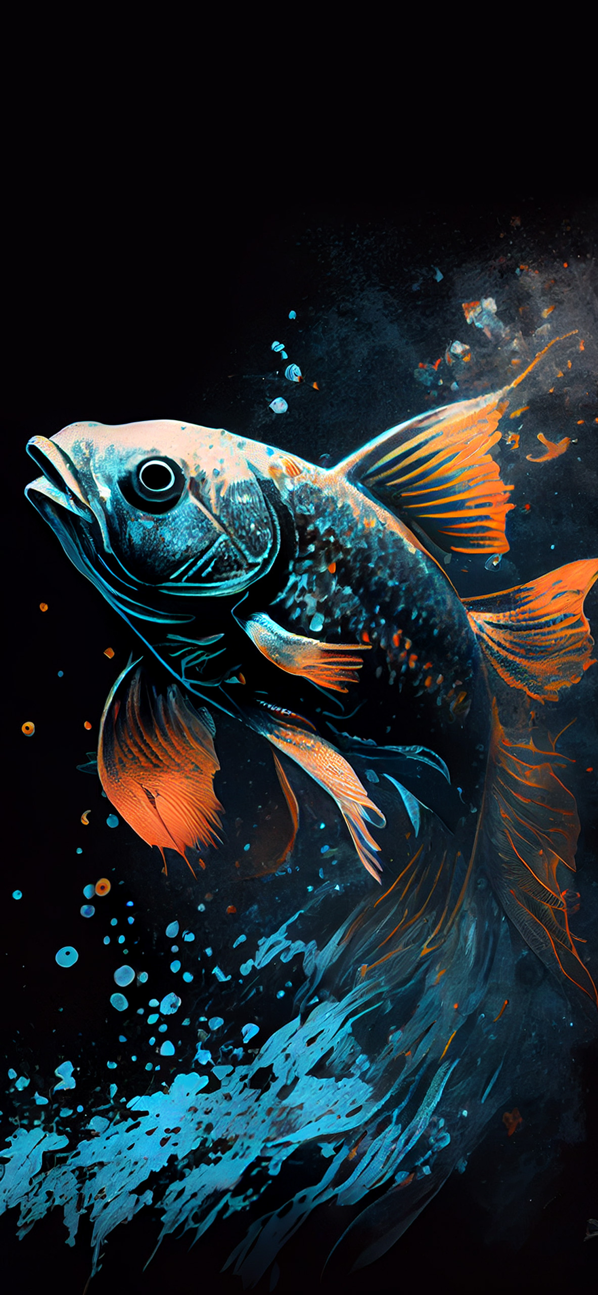 Premium AI Image | Fish wallpapers that are as beautiful as the day of the  dead