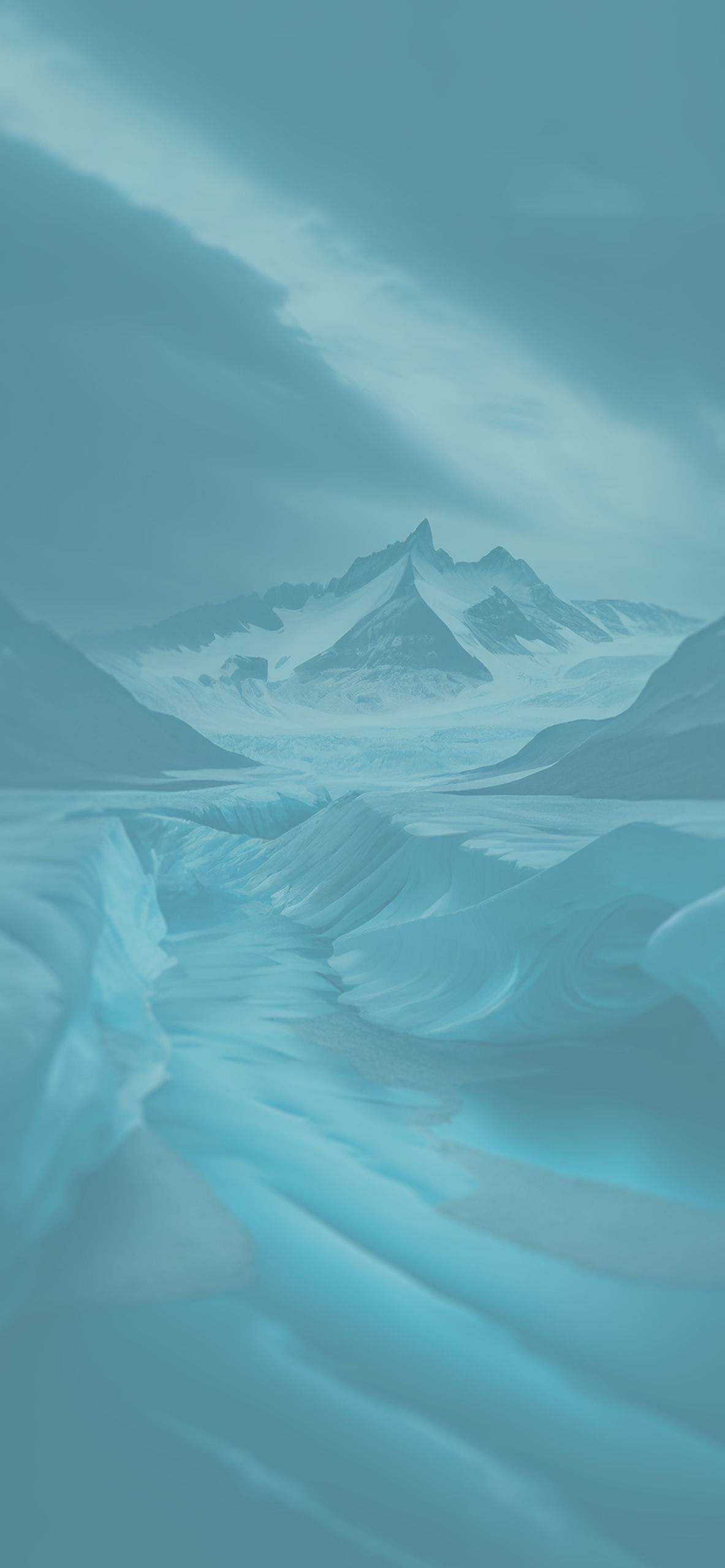 glacier aesthetic background