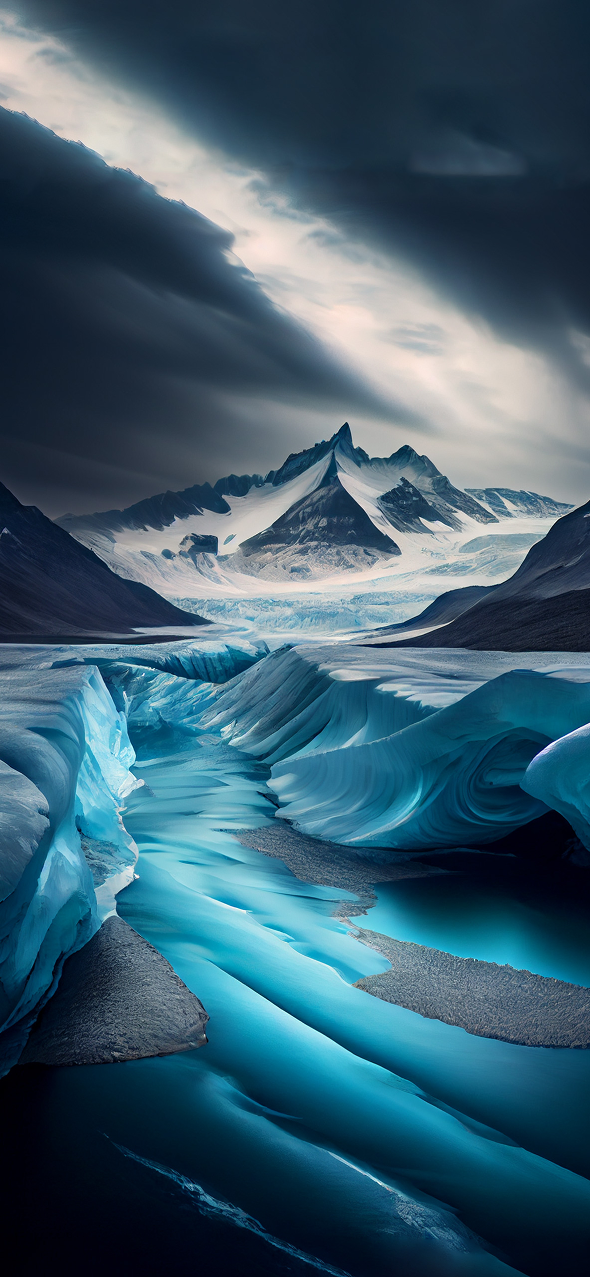 glacier aesthetic wallpaper