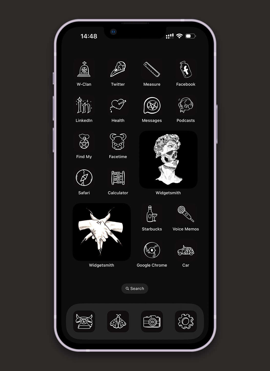 goth app icons pack preview 3