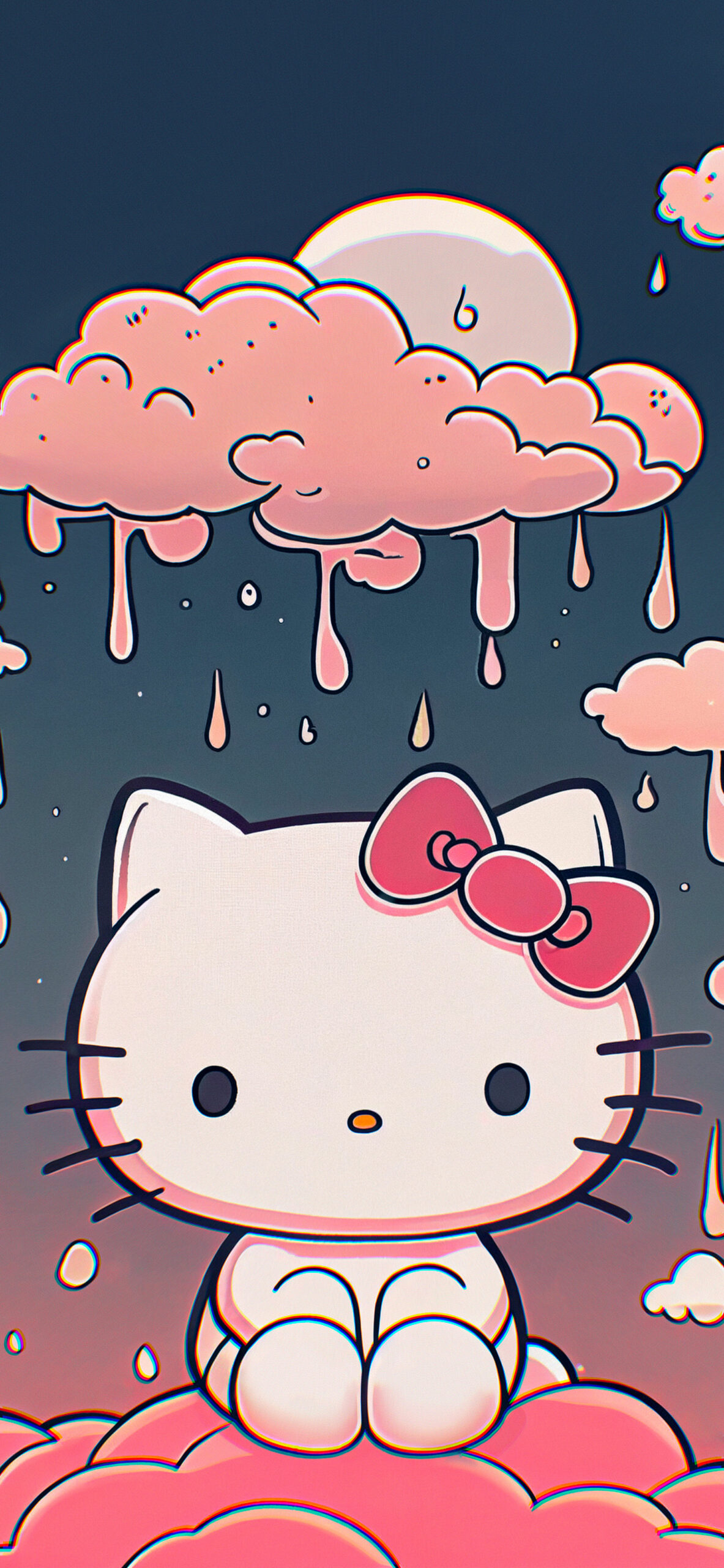 hello kitty rainy day wallpaper