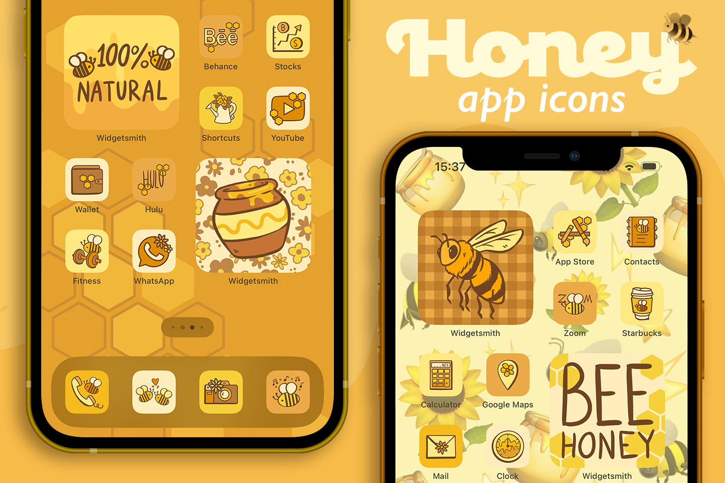 honey app icons pack