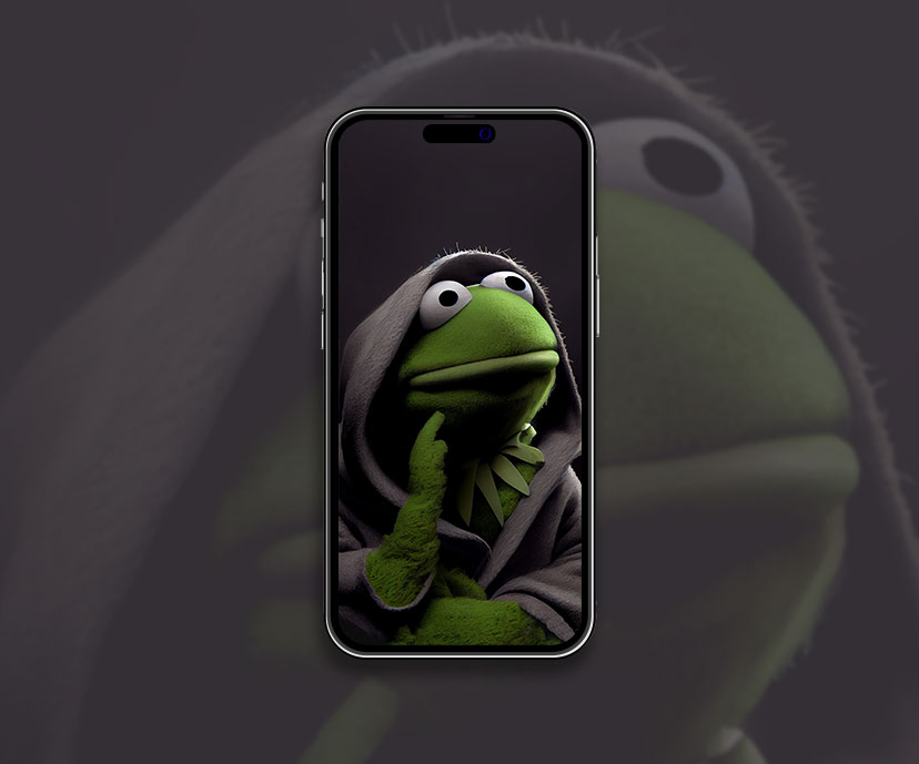 Kermit the Frog Jedi Meme Wallpaper - Meme Aesthetic Wallpaper