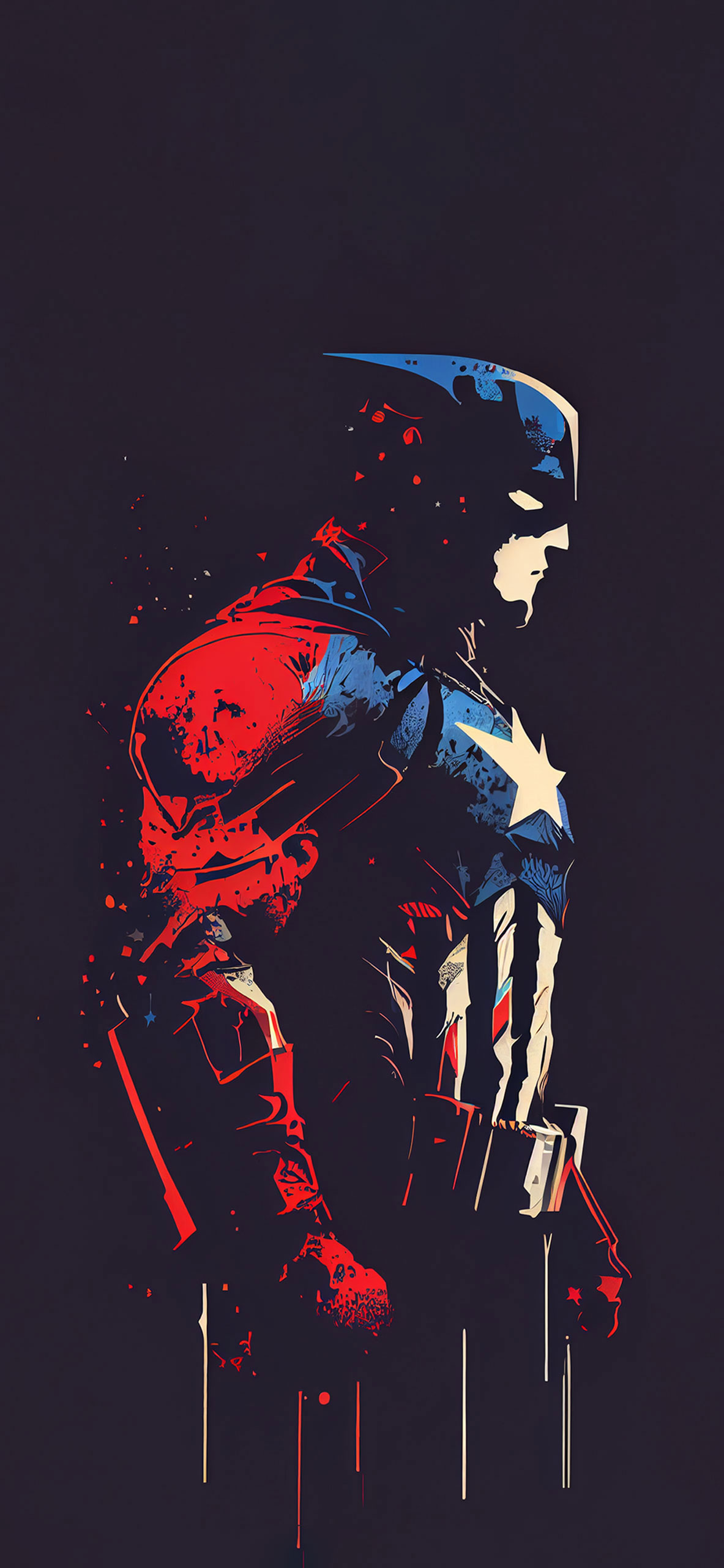 Marvel Captain America Minimalist Wallpapers - Marvel Wallpaper
