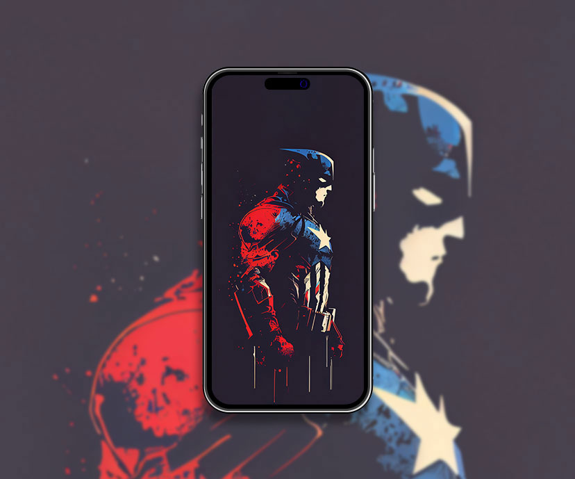 marvel captain america minimalist wallpapers collection