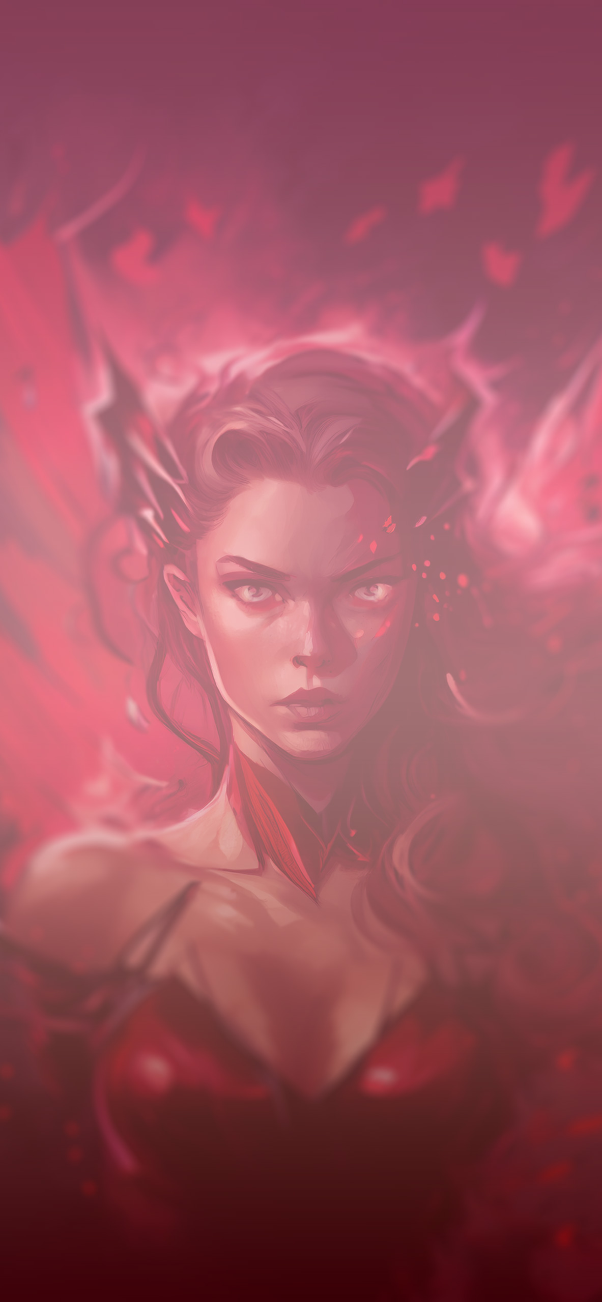 marvel scarlet witch art background